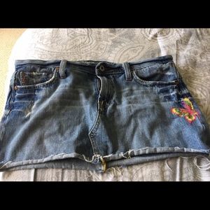 Miss Me denim mini skirt